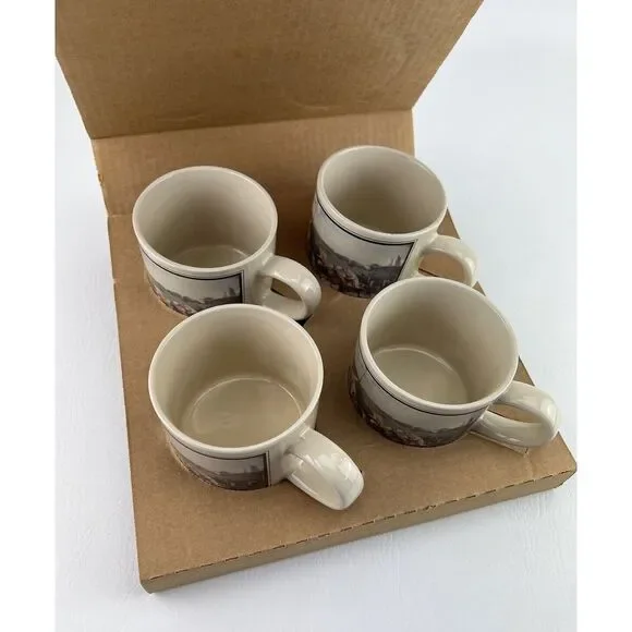 Polo Ralph Lauren Set Of 4 Country 12oz Mugs - Picture 10 of 16